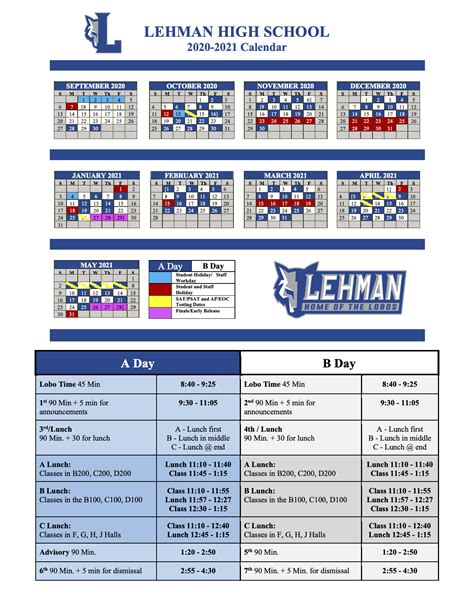 Lehman Calendar Introduction