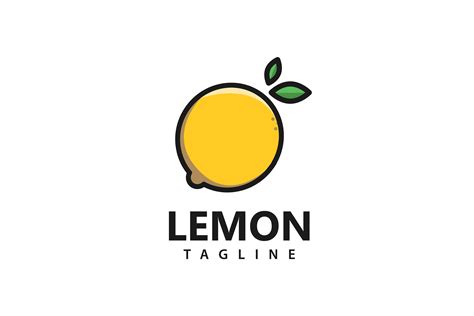 A brand logo featuring a lemon color scheme