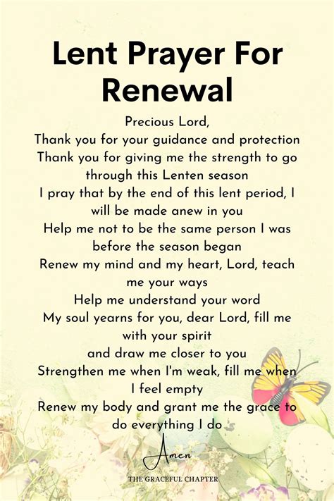 Lenten Prayer