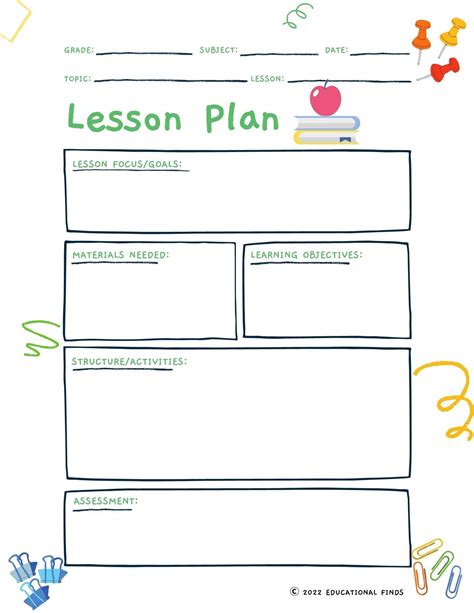 Lesson Plan Templates