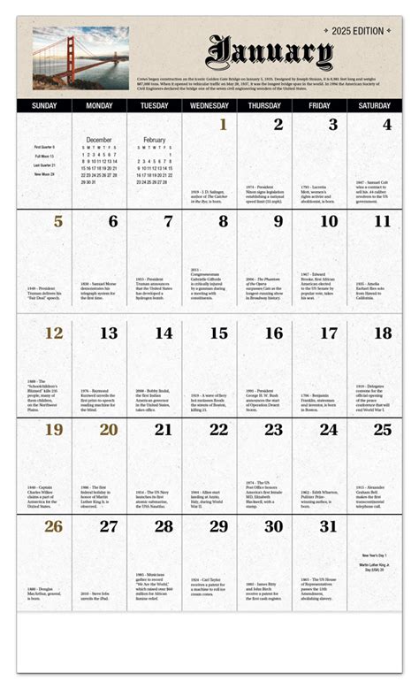 Liddy Calendar History