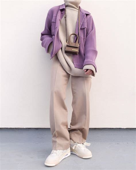 Light beige purple fashion