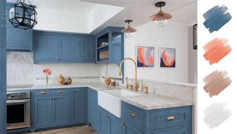 A kitchen with a light color palette