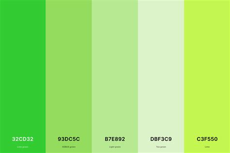 Light Green Color Palette Ideas