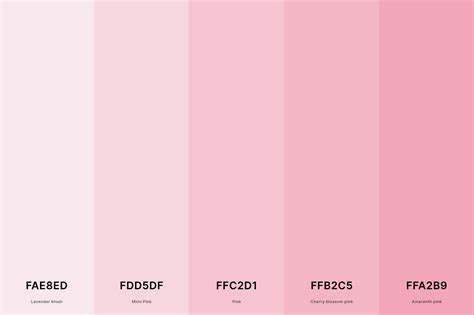 Light Pink Color Palette Inspiration