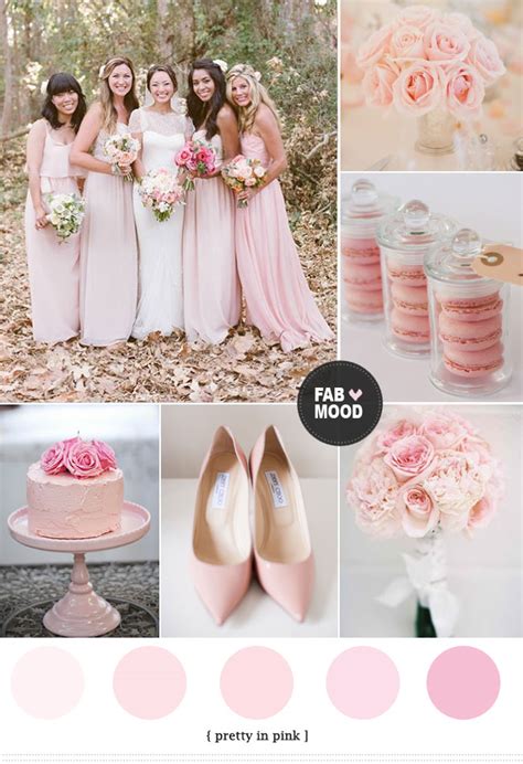 Light Pink Wedding Color Scheme Inspiration