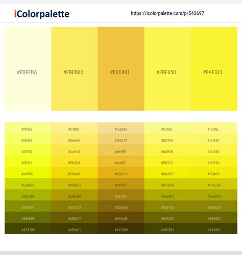 Light Yellow Color Scheme