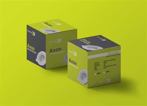 Lime green packaging