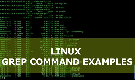 Linux grep Command