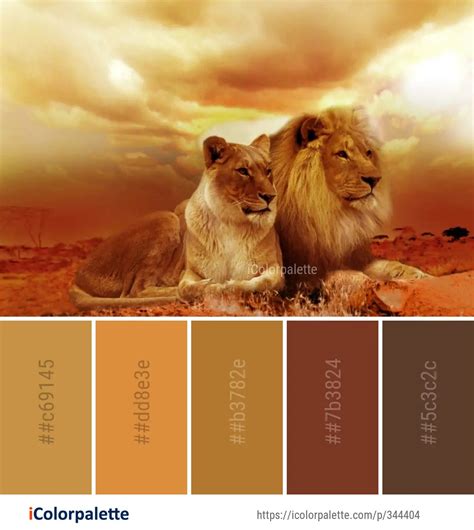 Lion Color Palette