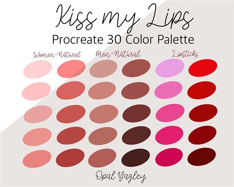 Lip Color Palette 1