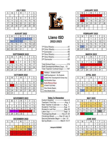 LISD Calendar Reminders