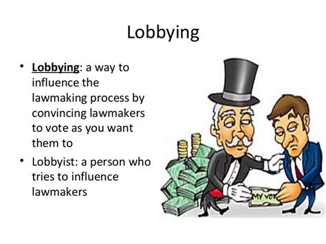 Lobbyists Influencing Presidents