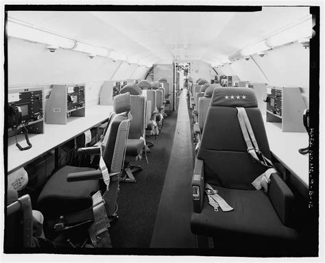 The interior of the Looking Glass aircraft