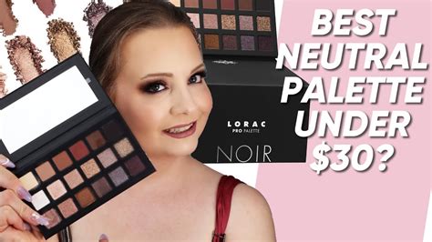 Lorac Noir Eyeshadow Palette Swatches