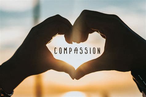 A person practicing love and compassion