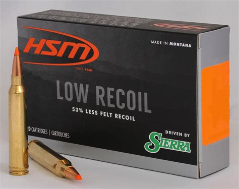 Low-recoil ammunition