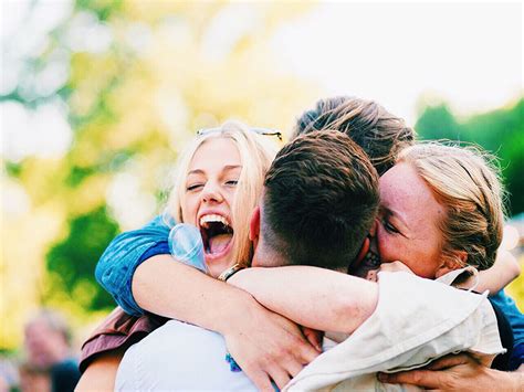 Group of friends showing loyalty to each other