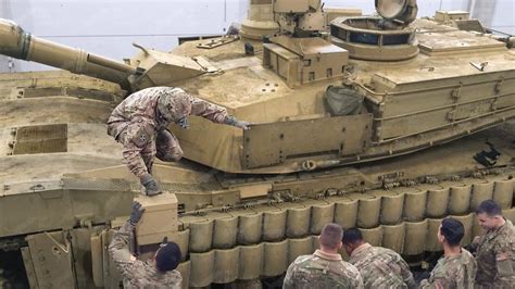 M1 Abrams Armor Close-Up