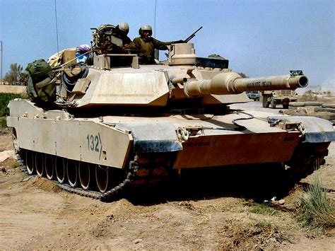 M1 Abrams tank in desert