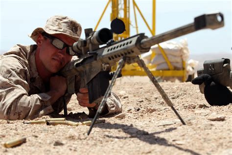 M107 Sniper Rifle in Use