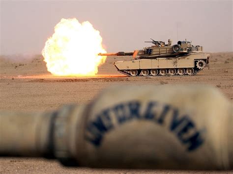 M1A1 Abrams tank firepower