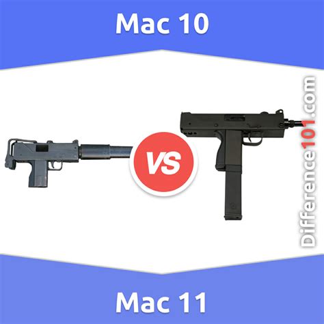 MAC-10 and MAC-11 key differences