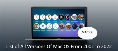 macOS versions