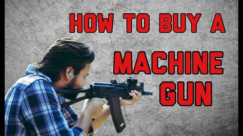 Machine Gun Legal Purchase