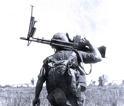 Machine Gunner in Combat