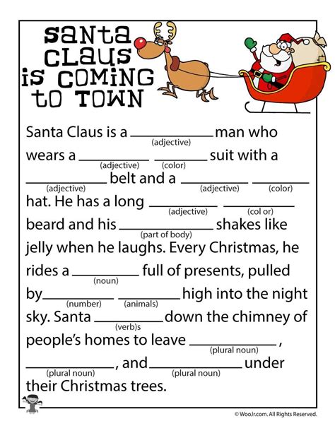 Mad Libs for Holidays