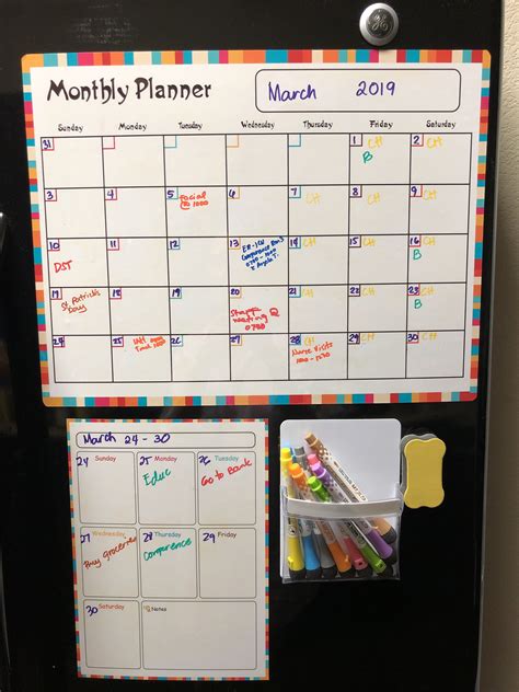 Magnet Calendar Tips