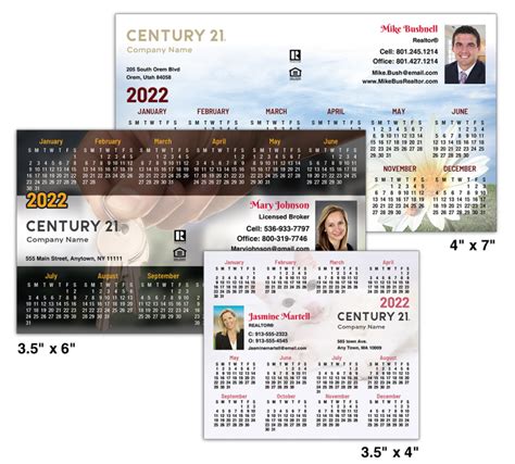 Magnetic Calendar Styles