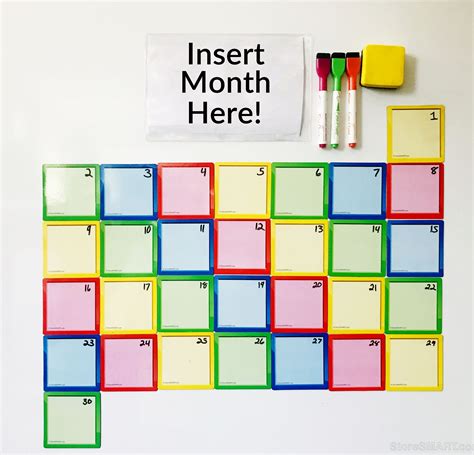 Magnetic Calendar Uses