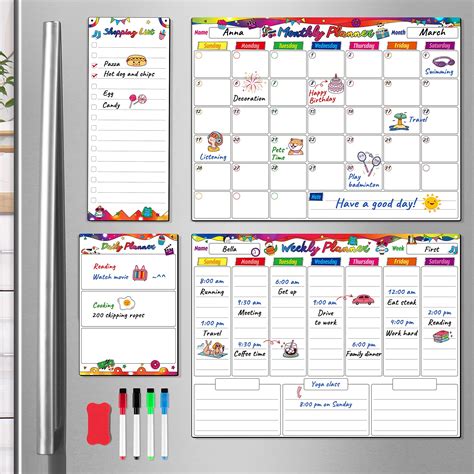 Magnetic Calendars for Family