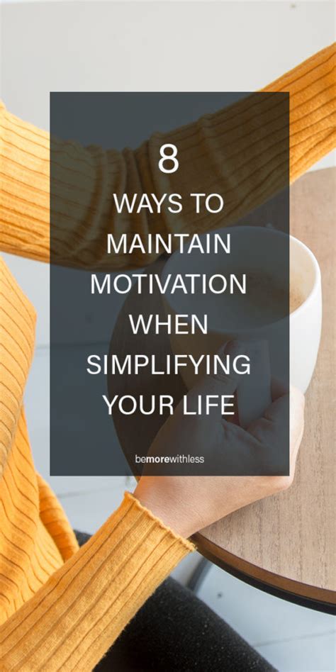 Maintaining Motivation