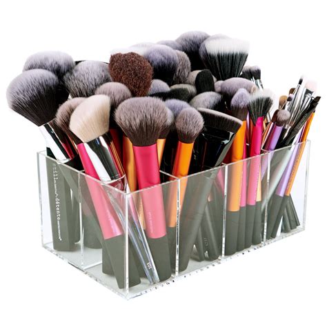 Image of a magnetic palette used as a makeup brush holder