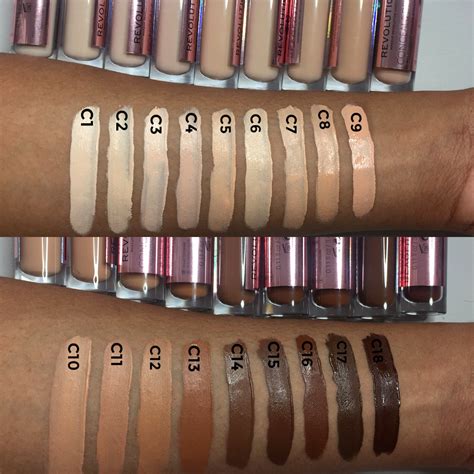 Image of makeup shades