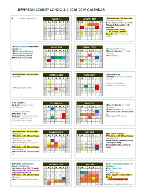 Making Most of Jeffco School Calendar Events