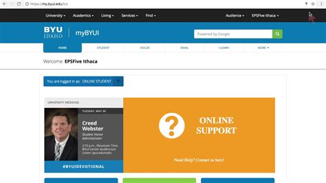 Managing Your BYUI Portal Account