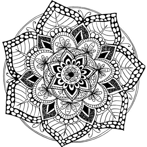 Mandala Coloring Page Designs