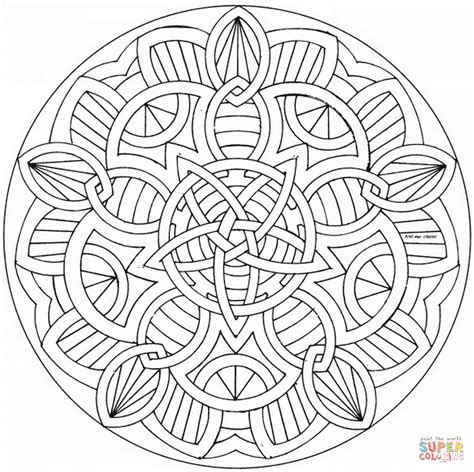 Celtic Mandala Coloring Pages