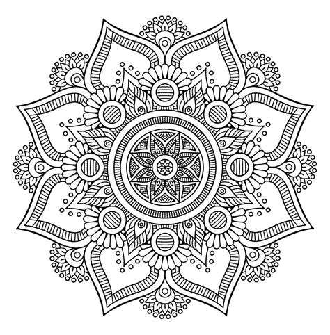 Mandala coloring pages ideas