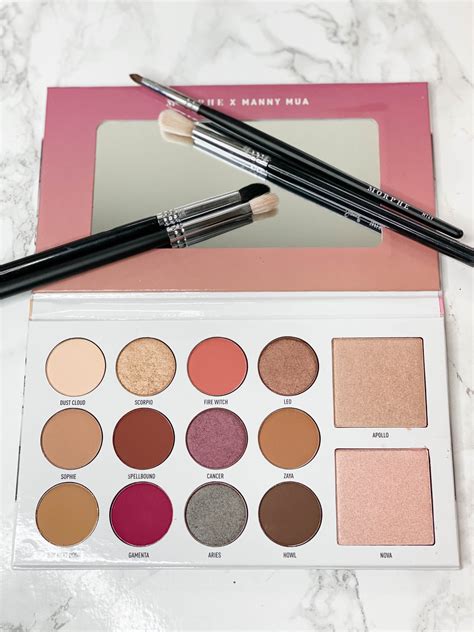 Manny Mua Glam Palette shades 1