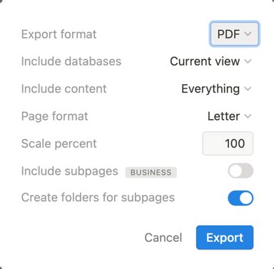 Manual Export of Notion Calendar