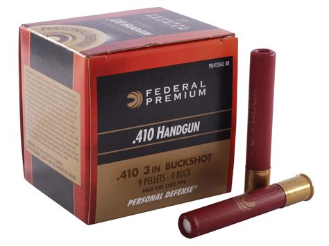 Manufacturer production of 410 ammunition