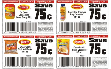 Manufacturers Coupons for Products