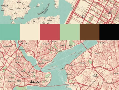 Map Color Palette 2