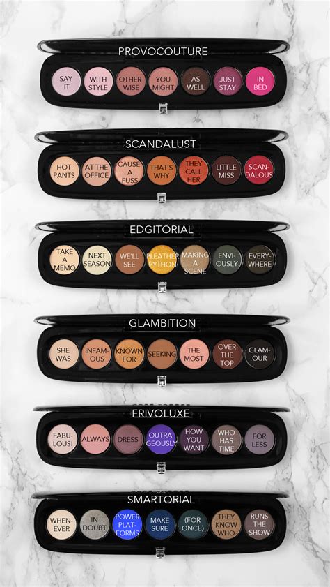 Marc Jacobs Eye Conic Palette Swatches