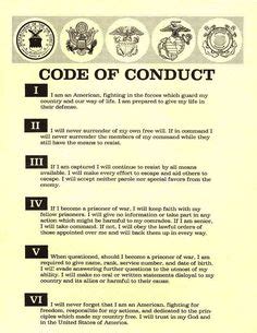 Marine Corps Code of Conduct Principles